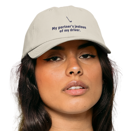 My partner's Jealous Of My Driver - Golf Cap by The Witty Golfer