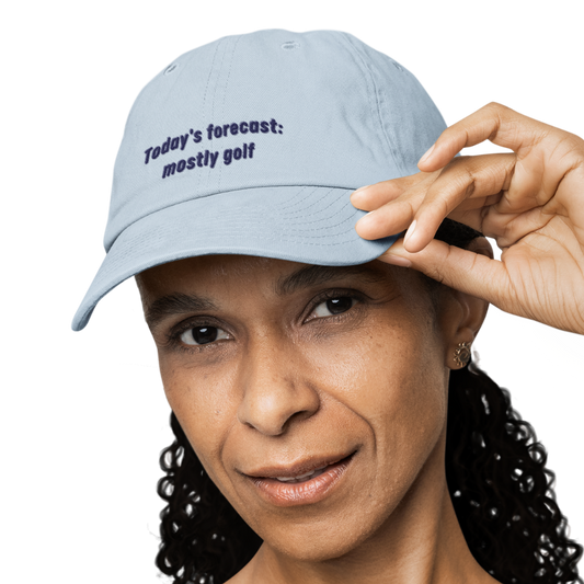 Today's Forecast: Mostly Golf - Golf Cap by The Witty Golfer