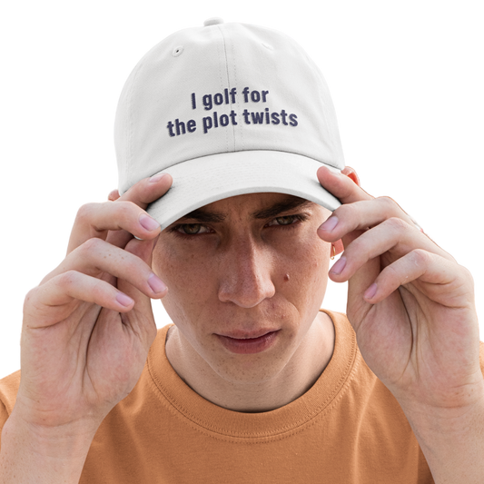 I Golf For The Plot Twists - Golf Cap by The Witty Golfer
