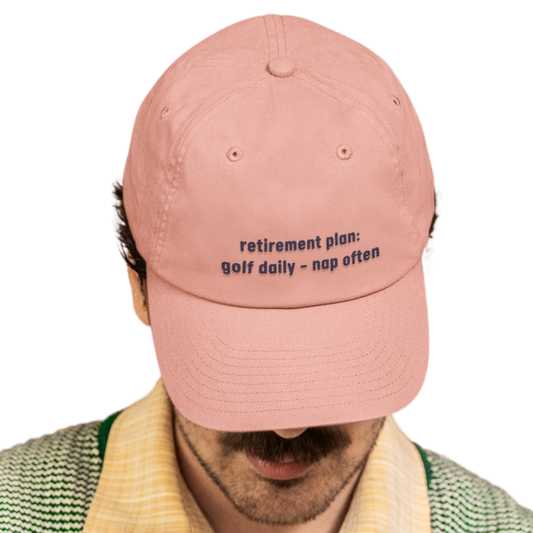 Retirement Plan: Golf Daily, Nap Often - Golf Cap by The Witty Golfer