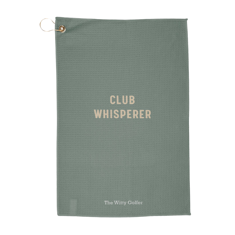 Club Whisperer - Golf Towel by The Witty Golfer
