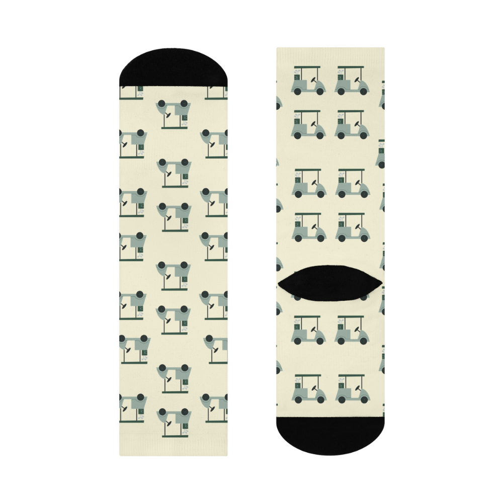 Golf Cart - Cushioned Socks By The Witty Golfer