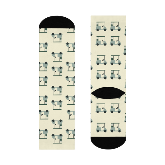 Golf Cart - Cushioned Socks By The Witty Golfer