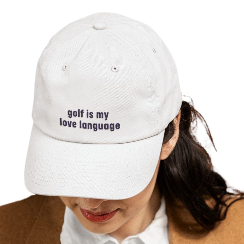 Golf is My Love Language - Golfer Cap by The Witty Golfer