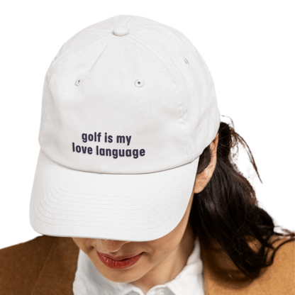 Golf is My Love Language - Golfer Cap by The Witty Golfer