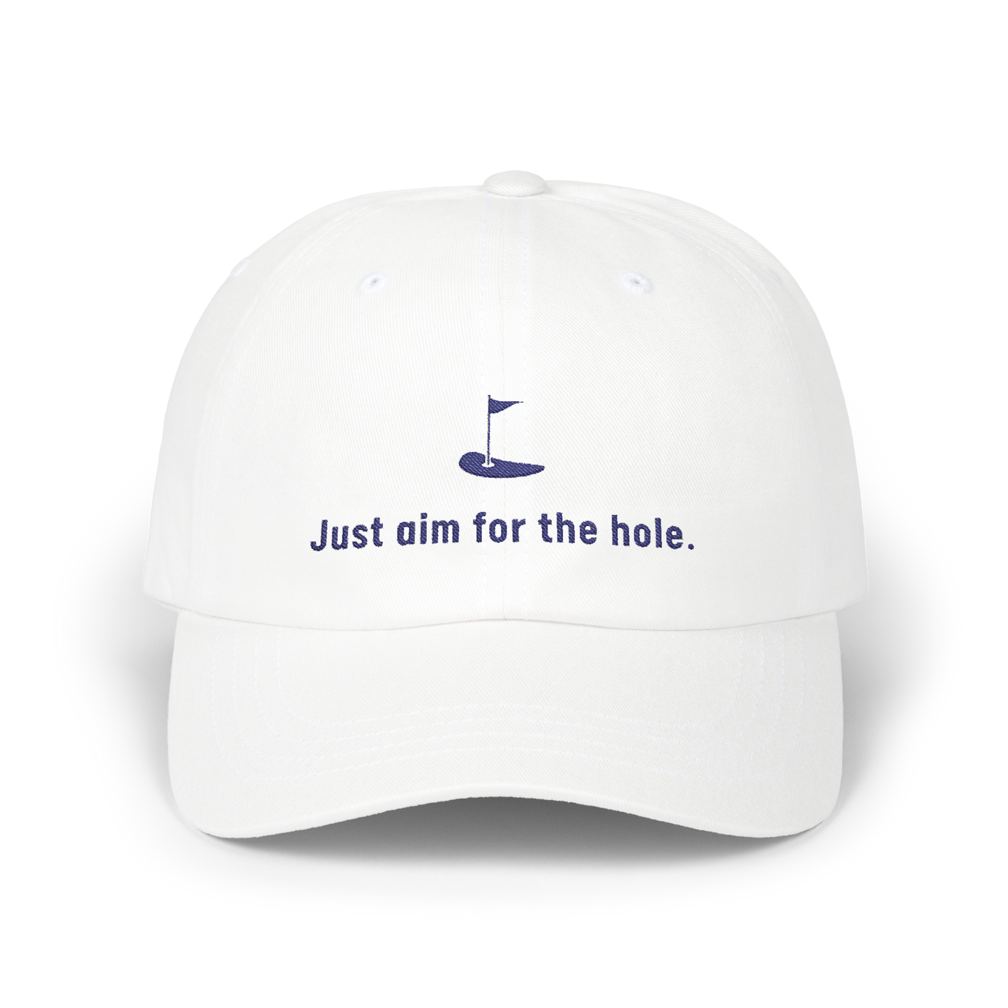 Just Aim For The Hole - Golf Cap by The Witty Golfer