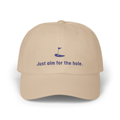 Just Aim For The Hole - Golf Cap by The Witty Golfer