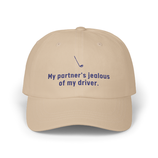 My partner's Jealous Of My Driver - Golf Cap by The Witty Golfer