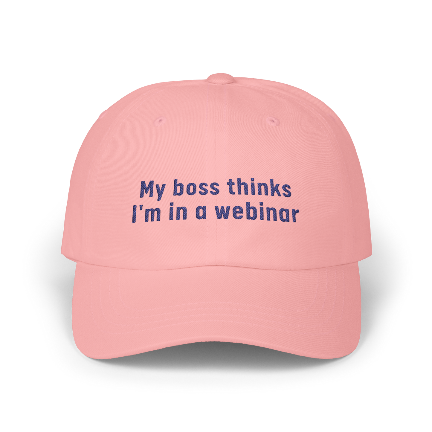My Boss Thinks I'm in a Webinar - Golf Cap by The Witty Golfer
