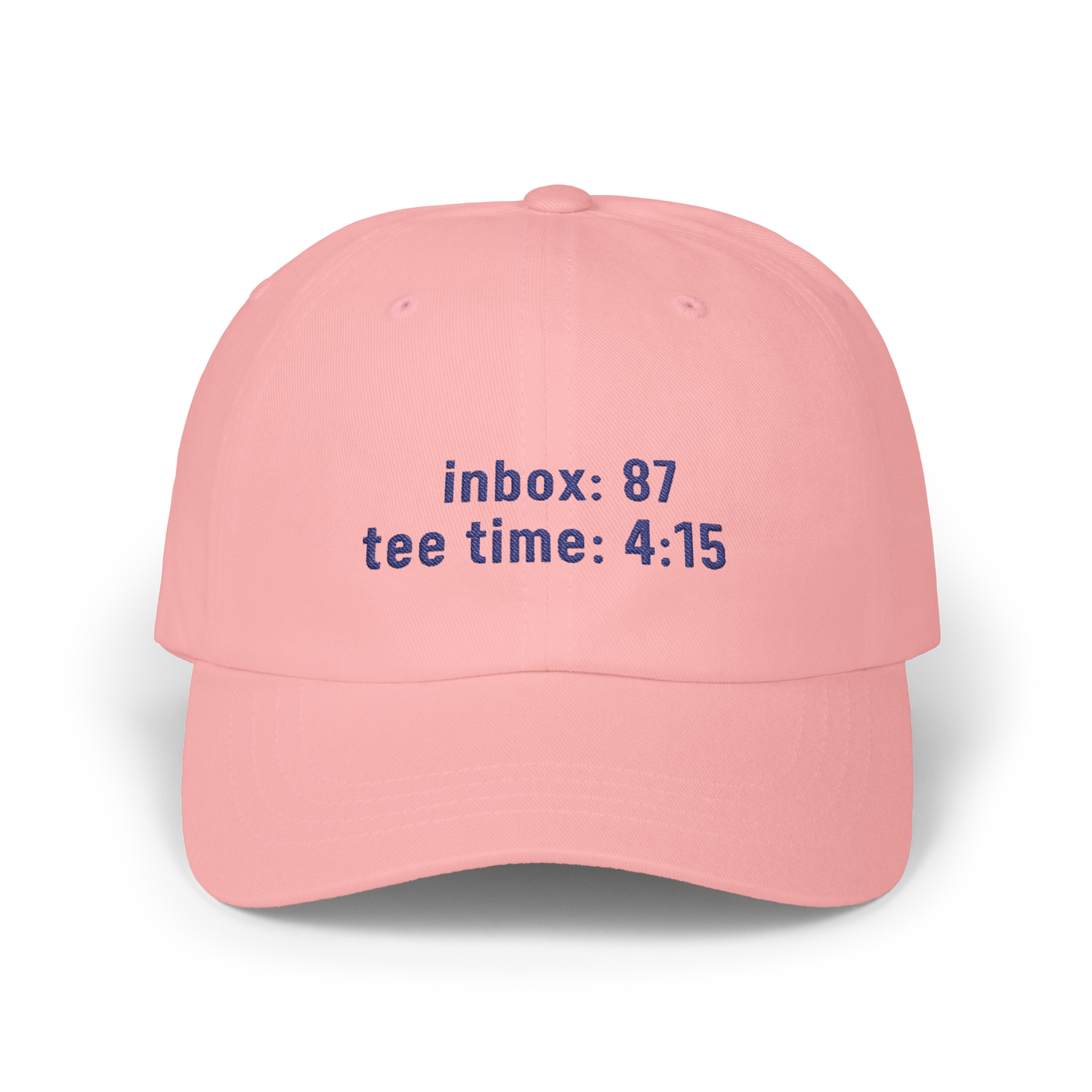 Inbox: 87, Tee Time 4:15 - Golf Cap by The Witty Golfer