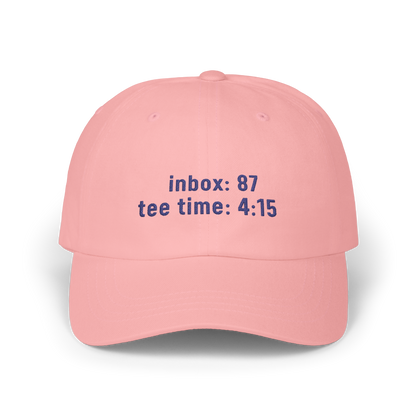 Inbox: 87, Tee Time 4:15 - Golf Cap by The Witty Golfer