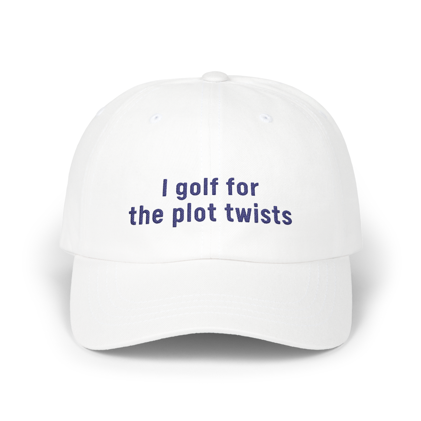I Golf For The Plot Twists - Golf Cap by The Witty Golfer